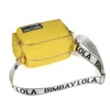 Nowa hiszpańska torba Bimba y Lola Modna torba Nylon Light Luxury Bimba Yellow Bag torebka