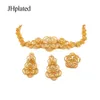 Set di gioielli da sposa moda hawaiana set da sposa placcati in oro collana di lusso orecchini bracciale anello regali set di gioielli da sposa per donna 231128