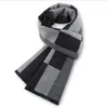 Scarves Men Scarf Winter Luxury Brand Plaid Cashmere Scarf Warm Neckerchief Male Men Business Scarves Long Shawl Dad Gifts Christmas 231128