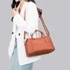 Abendtaschen Große Kapazität Frauen Pu-leder Handtaschen Tote Mode Damen 3 Stück Set Schulter Reisetasche Designer Weibliche Messenger