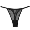 Sexy renda tanga feminina calcinha de cintura baixa transparente g string tangas t-back roupa interior feminina sólida íntima lingerie