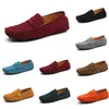 men casual shoes Espadrilles triple black navy brown wine red taupe green Sky Blue Burgundy candy mens sneakers outdoor jogging walking seventy four