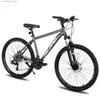 Bikes US Free Shipping Hiland 26/27.5Inch Aluminum Mountain Bicyc Bike 24 Speeds with Disc Brake Suspension Fork Q231129