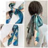 Hairband Internet Celebrity Letter Diagonal Scarf Decoration Tied Hair Ribbon Bag Long Belt Women's Small Strip