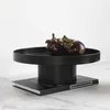 Organisation Tall Feet Fruit Plate Round Sallad Bowl Fruit Storage Rack Dessert Pan Snack Tray Display Stand för bröllopsbankett