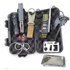 Gadget da esterno Kit di sopravvivenza Set Camping Travel Attrezzatura multifunzione Primo soccorso SOS Wilderness Adventure Scatola di emergenza 231128