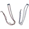 ヘアクリップバレットは長いタッセルカラフルなラインストーンクリスタルピンのためのdiy braidウェアウェディングアクセサリージュエリーヘア