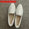 Dress Shoes Designer Luxury Lambswool Mocasines Casual Pointed Loafers Women Winter Plush Furry Cotton Shoes Slip On Fuzzy Flat Shoes 231128