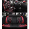 Car Seat Covers Universal Leather For Kona Electric Palisade Veloster Sonata Elantra Santa Fe Accent Carpets