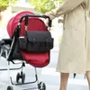 Blöja väskor stor kapacitet baby barnvagn hängande väska multifunktionell gå ut mamma vattentät mamma och förvaringvaiduryc