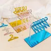 Decorative Plates Earring Hanger Rack Acrylic Display With 8 Coat Hangers Jewelry Storage Organizer For Retail Show Personal Exhibition