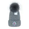 Tasarımcı Bobble Hat Luxury Beanie Erkek Beanies Kadınlar Erkekler Bonnet Kış Monxclair İplik Boyalı İşlemeli Casquette Pamuk Cappello Moda Sokağı Yüksek Kalite