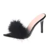 Slippers Thin Decorated PVC Women Fashion Pointed Heel And Sandals H Women's High Heels Womens Size 11