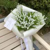 Fleurs décoratives 6pcs / bundle Artificielle Muguet Faux Fleur En Plastique Bouquet De Mariée Fête De Mariage Décorations De Table À La Maison