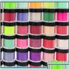 Acrylpoeders Vloeistoffen Acrylpoeders Vloeistoffen Nail Art Salon Gezondheid Schoonheid 10 G/doos Sneldrogend dippoeder 3 in 1 French Nails Match C Dhs3T