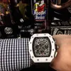 Ontwerper Ri mliles Luxe horloges Automatisch mechanisch horloge Richa Milles Rm11-03 Zwitsers uurwerk Saffierspiegel Geïmporteerde rubberen horlogeband Herensport MerkFJXG