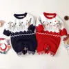 Rompers Ma Baby 0-18m Christmas Nascido Infantil Garoto Mumpsuit Autumn Inverno maconha Baby Garotos Rompe de veado Roupas de Natal 231129