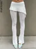 Женские брюки Fantoye, осенние женские черные эластичные облегающие брюки с высокой талией, женские облегающие однотонные повседневные уличные брюки 2023 231129