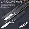 Messen G10 manico a pieghevole coltellino multifunzione da un tabine veloce coltellino per autodefissione esterno da coltello da trasporto