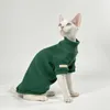 Cat Costumes Spring And Autumn Pet Base Shirt Hairless Sphinx Clothes Soft Elastic Kitten Cats Accessories Ropa Para Gatos