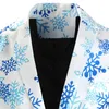 Garnitury męskie Blazers Snowflake Graphic Suit Christmas Navidad Charbel Chood Emmer Rok Blazers wakacyjna impreza wypoczynek swobodny ternno Masculino 231128