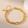 Strand CCGOOD Designer Bracciale al naso di maiale per le donne Catena color oro Pulseras Gioielli Elegante design unico geometrico Bijoux Femme