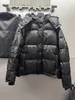 Parkas Fashion Winter Women Down Jacket Coat Rainbow Stampare giacche di cotone di fascia alta Cciggu marchio Short Sleming Lavora a maniche lunghe con cerniera