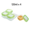 Baby Food Freezer Storage Container with Sealed Lid Portable Small Jars Set Puree Snack Storage Box Infant Kids Feeding Accessory