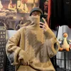 Erkek Sweaters Erkek Giyim Aşıkları Vintage Kink Sweater Japon Yama Trend All Maç Büyük Boyu Çek Kadınlar