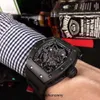 Ontwerper Ri mliles Luxe horloges Mechanisch horloge Rm035 Zwitsers automatisch uurwerk Saffierspiegel Geïmporteerde rubberen horlogeband