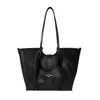 Evening Bags 2023 Top Shopping Bag Black Yellow Large Capacity Simple Fashion Designer Cowhide Women's Shoulder