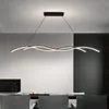 Minimalistische Lampen LED-Pendelleuchten für Wohnzimmer, Arbeitszimmer, Esszimmer, Schlafzimmer, Bar, Halle, Innenbeleuchtung, Hängeleuchte, Heimdekoration