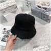 Large Brim Chapeaux Seau Designer Pour Femmes Et Hommes Agneau Polaire Solide Automne Hiver Mode Casual Luxe Drop Livraison Accessoires Dhrl0