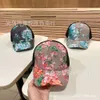 Desginer cucci Summer Net Hat Sun Protection Sun Shading Men's and Women's Baseball Caps Floral Letter Printed Graffiti Korean Version Duckbill Cap