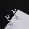2023 fashion designer earrings Europe and the United States simple fashion classic letter earrings womens earrings gift jewelry designer for women