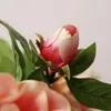 Decorative Flowers 5pcs Tea Rose Silk Flower Camellia Wedding Decoration Home Decorations Festival Products