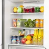 Organisation von Kühlschrank-Organizern, transparente Behälter für Kühlschrank, Gefrierschrank, Küchenschrank, Speisekammer, Organisationsaufbewahrung, BPA-freier Kühlschrank-Organizer