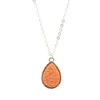 펜던트 목걸이 도매 패션 쥬얼리 Druzy Water Drop Lecklace for Women Jewelery