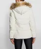 Femmes Down Parkas Designer Femmes Vestes Manteau Long Parka Blanc Canada Coupe-Vent Veste Col Hiver Puffer Véritable Fourrure De Loup Arctique Capuche Garniture Doudoune Manteaur7cm