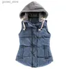 Kamizelki męskie jesienne zima moda podstawowa kurtki Kobieta Chaqueta Młonier Hooded Płaszcz Kobiety kamizelki parkas ubrania damskie odzież wierzchnia casaco feminino Q231129