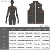 Men's Vests Women Heating Vest Autumn and Winter Cotton Vest USB Infrared Electric Heating suit Women Flexible Thermal Winter Warm Jacket Q231129