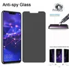 Huawei için Telefon Gizlilik Ekran Koruyucu P30 P40 P20 Lite P20PRO P30PRO P40PRO Özel Cam Koruyucular İçin Antispy Temperli Cam