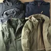 Vestes pour hommes imperméable doublé polaire veste chaude randonnée en plein air avec capuche printemps automne coupe-vent à capuche hommes manteaux