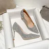 Chaussures de robe Moraima SNC Bling Glitter Embelli High Heel Femmes Sexy Stiletto Talons Party Pompes de mariage