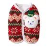 Ubrania psa ubrania psa Boże Narodzenie zima miękka uroczy kostium sweter ze swetrem chihuahua strój na rok ciepły płaszcz dla kotów 231129