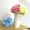 Decorative Flowers Fivehead Peony Letters Put A Bunch Of Home Wedding Props Studio Shooting Paper Flower Bouquet