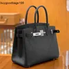 Sacs de créateurs Sacs à main pour femmes 5A Manuel complet Fil de cire Couture Bk30 Epsom Palmprint Sac en cuir de vache Portable Luxe Noir Avoir Logo 5us2