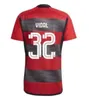 2023/24 Flamengo Soccer Jersey 2024 E. Ribeiro Thiago Maia Pedro Matheuzinho Football Shirt Mens Gabi de Arrascaeta David Luiz B.Henrique Home Away 3rd Football Shirt