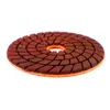 Polijstpads RIJILEI 6PCS 4 Inch Super Copper Metal Bond Wet Diamond Polishing Pads For Granite Marble Concrete Floor Grinding Disc