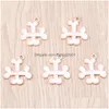 Charms 10Pcs Cartoon Funny Halloween Crossed Bone Metal Charm Diy Accessory Earrings Necklace Keychain Jewelry Making Findings Drop Dh6Rx